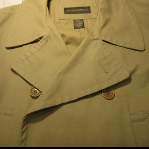 Banana Republic - Men's Khaki Tan Pea Coat